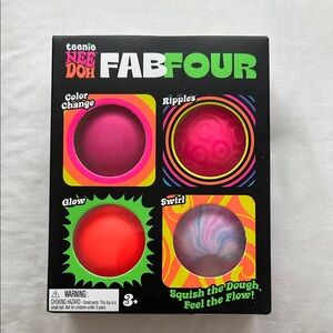 Needoh Fab Four Squishy Toys Set